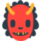 Ogre emoji on Mozilla